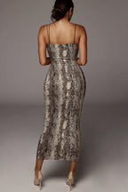Flirty Midi VNeck Party Dress