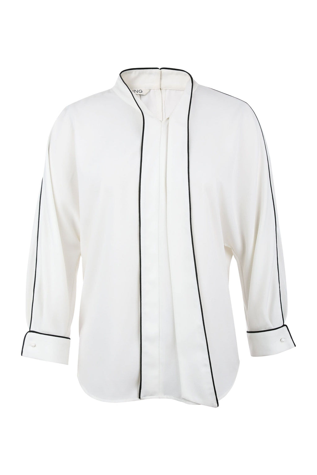 Bolt White Contrast Top
