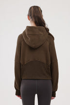 Warm Half-Zip Loose Hoodie