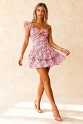 Floral Elegant Mini Dress