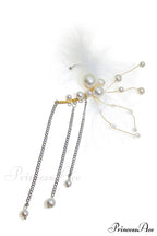 Feather Elegant Tassel Earrings
