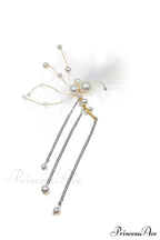 Feather Elegant Tassel Earrings