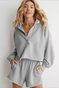 Loose V-neck Fashionable Hoodie