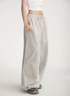 Balloon Drawstring Palazzo Pants