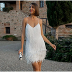 Josefina Chic Festive Party Dress Mini Elevated Occasion Wear