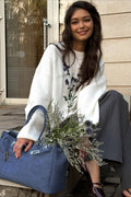 Embroidered Casual Long Sleeve Knit Sweater