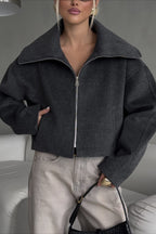 Collared Loose Casual Jacket