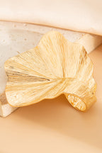 Fashion Irregular Ginkgo Leaf Shape Alloy Ring