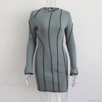 Flared Sleeve Dress