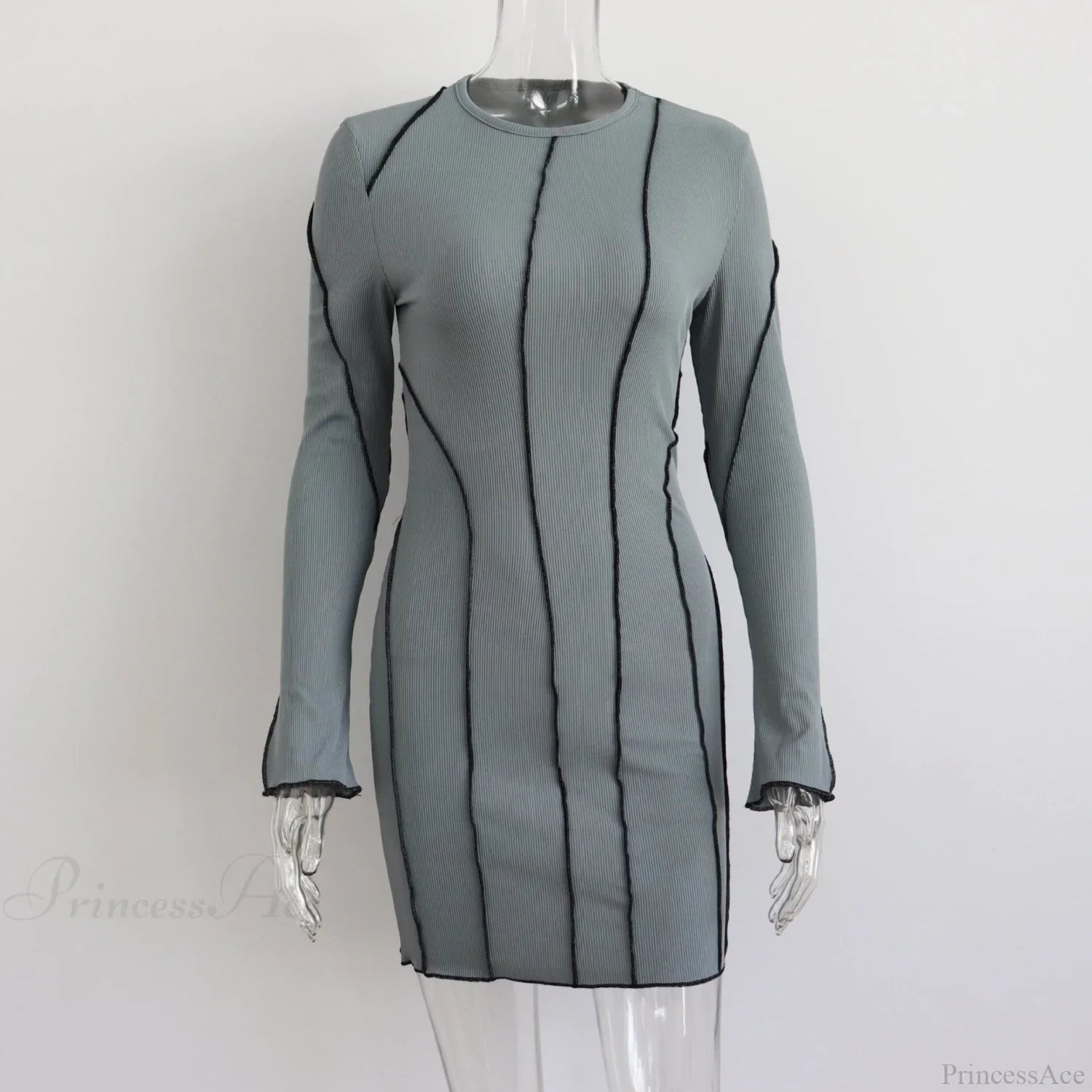 Flared Sleeve Dress