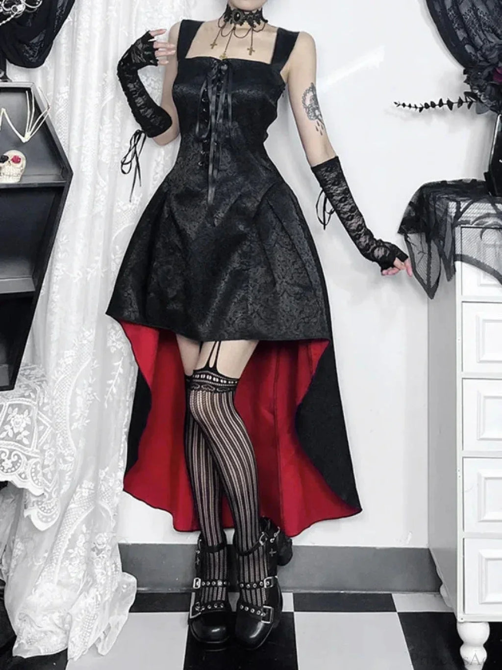 Flirtatious Bandage Corset Midi Dress