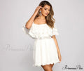 Flirty Vibes Stylish Linen Mini Dress