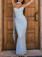 Flora Strapless Top & Skirt Set