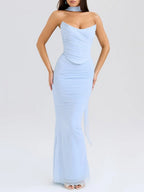Flora Strapless Top & Skirt Set