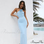 Floral Applique Ruched Summer Irregular Sleeveless Party Club Maxi Dress