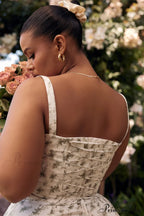 Floral Elegant Print Sundress