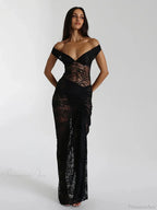 Floral Lace Skirt Suit Vacation Two Piece Set
