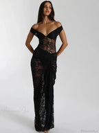 Floral Lace Skirt Suit Vacation Two Piece Set