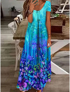 Sara Exclusive Floral Maxi Dress for Women Perfect for Summer Designer Edit