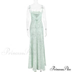 Floral Print Stylish Sheer Maxi Dress