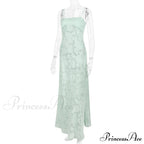 Floral Print Stylish Sheer Maxi Dress