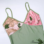 Floral Print Suspender V-neck Maxi Chic Female Beach Party Club Bodycon Dress