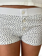Floral Striped Pajama Sleep Short