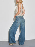 Floral Tie-up Camisole Slim Fit Sleeveless Crop Cardigan