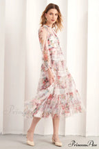 Floral Wonder Stylish Midi Dress