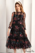Floral Wonder Stylish Midi Dress