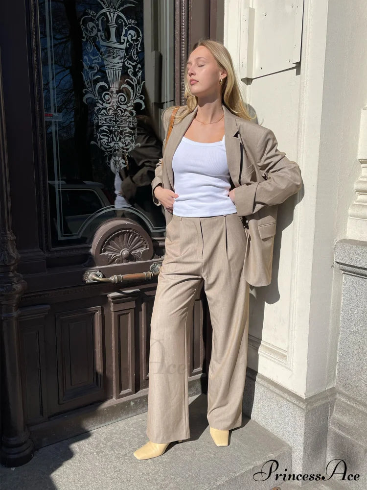Forever Elegant Blazer Oat