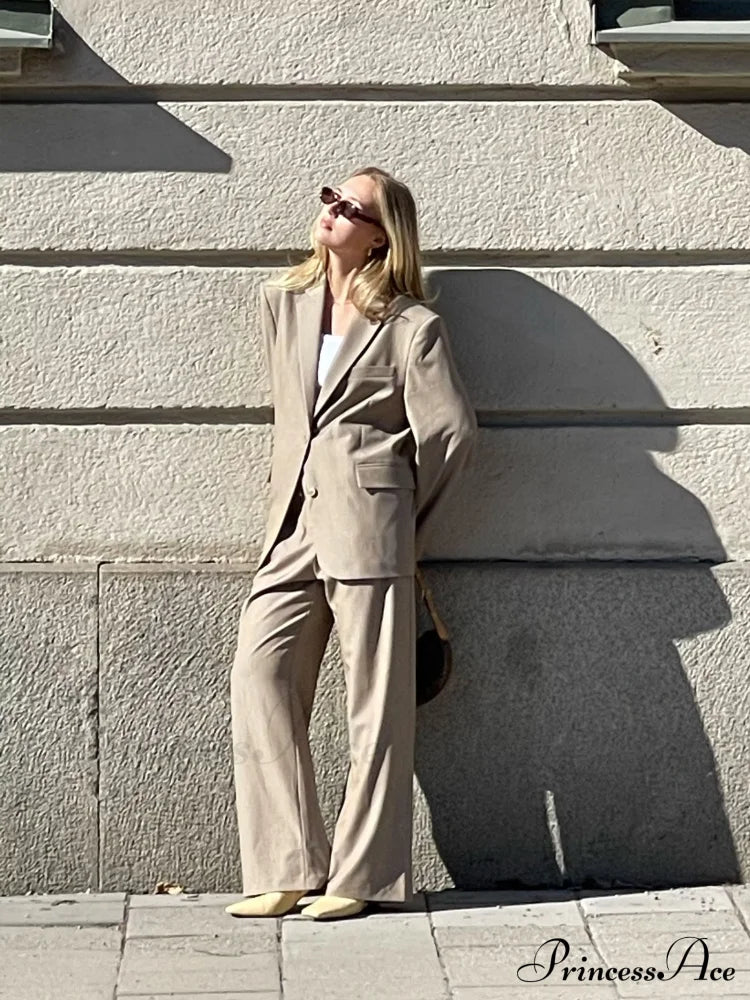 Forever Elegant Blazer Oat