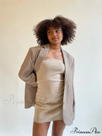 Forever Elegant Blazer Oat