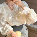 French Lace Lolita Elegant Long Sleeve Blouse