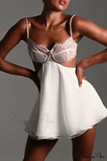 Frenchie Elegant Mini Dress