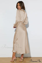 From The Source Charming High Neck Bridal Dress