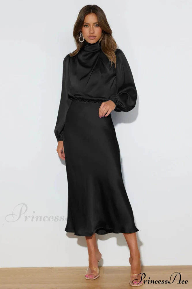 From The Source Charming High Neck Bridal Dress