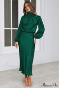 From The Source Charming High Neck Bridal Dress