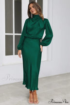 From The Source Charming High Neck Bridal Dress