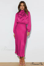 From The Source Charming High Neck Bridal Dress