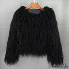 Fur Elegant Fringe Coat