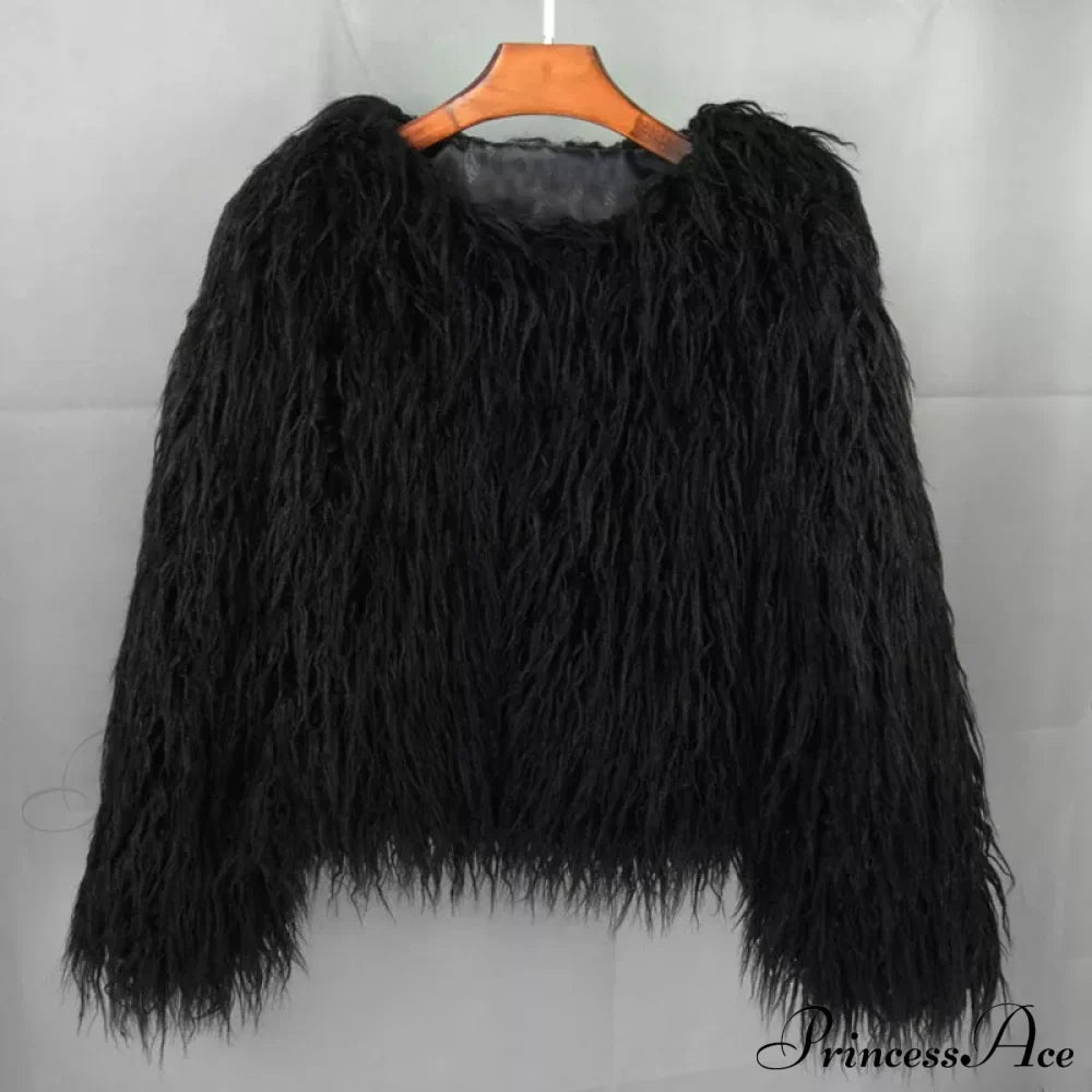 Fur Elegant Fringe Coat