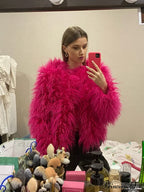 Fur Elegant Fringe Coat