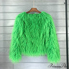 Fur Elegant Fringe Coat