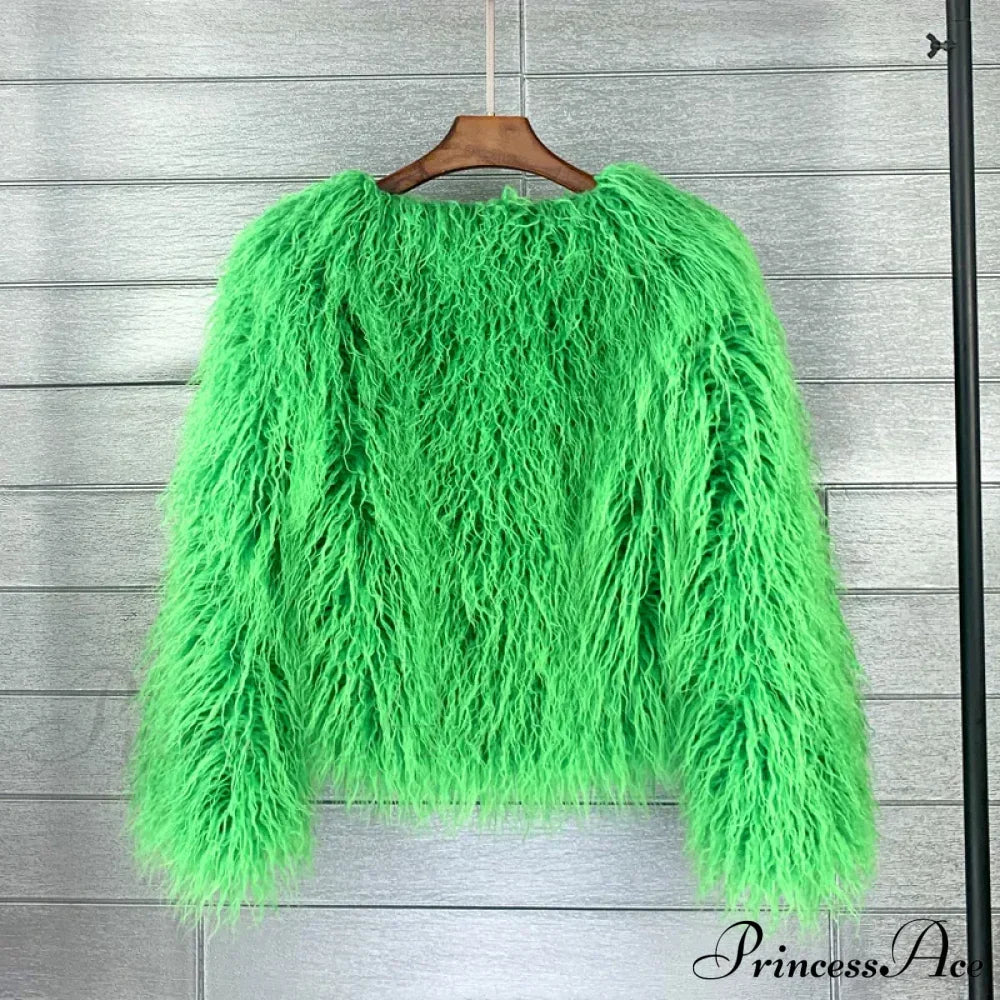 Fur Elegant Fringe Coat