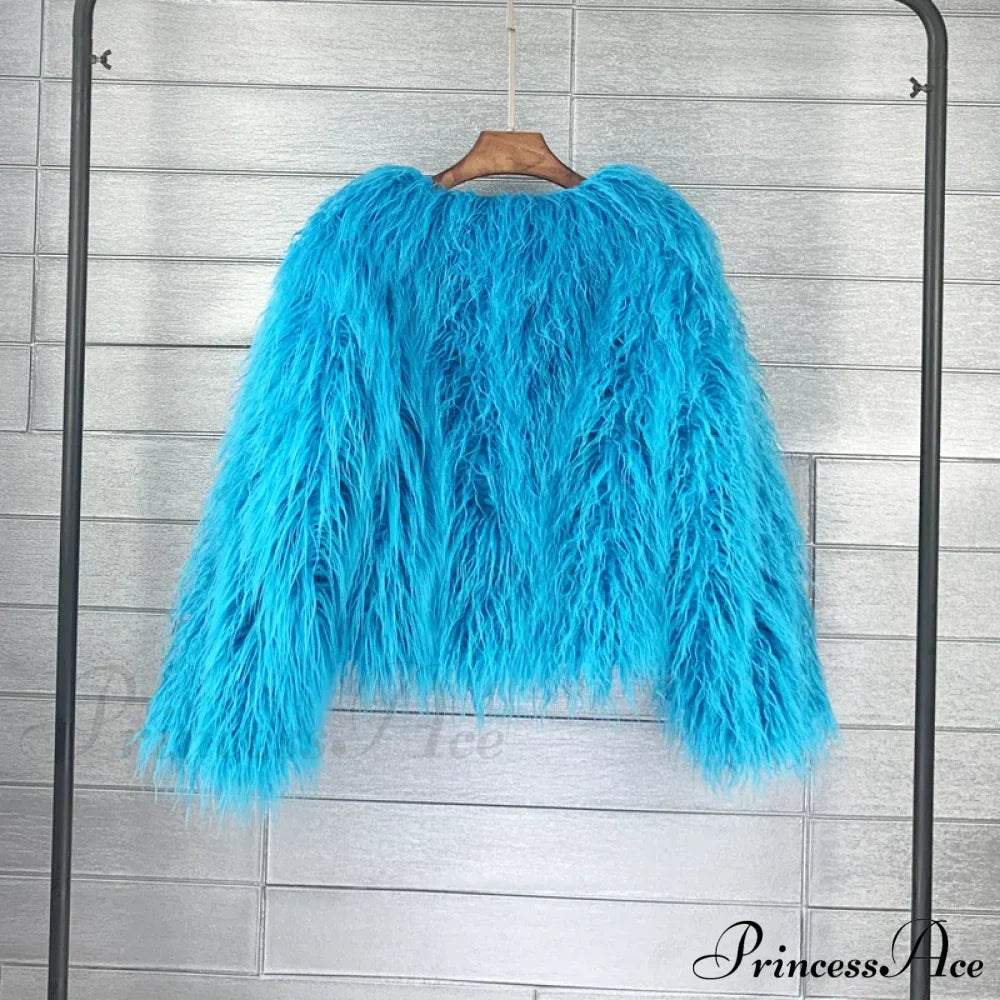 Fur Elegant Fringe Coat