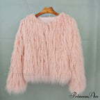 Fur Elegant Fringe Coat