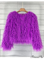 Fur Elegant Fringe Coat