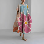 Monserrat Timeless Boho Floral Dress Loose Premium Wardrobe Essential