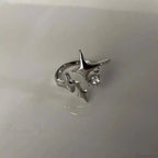 Gender-neutral Vintage Wings Skeleton Gothic Ring